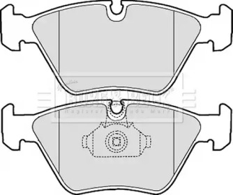 Комплект тормозных колодок (BORG & BECK: BBP1843)