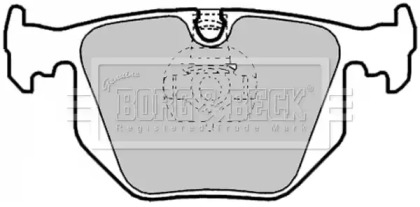 Комплект тормозных колодок (BORG & BECK: BBP1844)