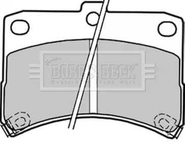 Комплект тормозных колодок (BORG & BECK: BBP1847)