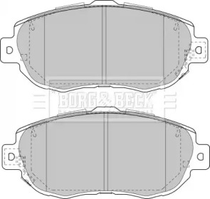 Комплект тормозных колодок (BORG & BECK: BBP1848)