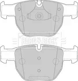 Комплект тормозных колодок (BORG & BECK: BBP1853)