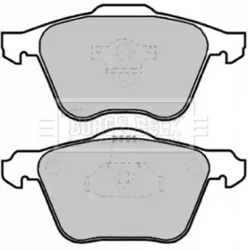 Комплект тормозных колодок (BORG & BECK: BBP1861)