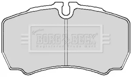 Комплект тормозных колодок (BORG & BECK: BBP1863)