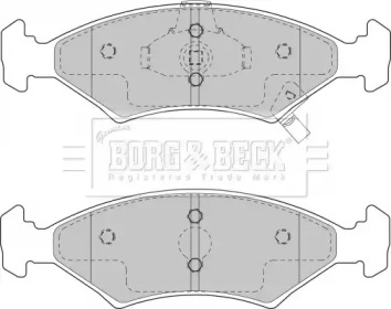 Комплект тормозных колодок (BORG & BECK: BBP1865)