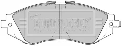 Комплект тормозных колодок (BORG & BECK: BBP1881)