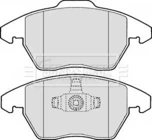 Комплект тормозных колодок (BORG & BECK: BBP1888)