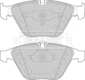 Комплект тормозных колодок (BORG & BECK: BBP1894)