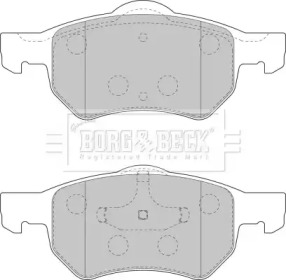 Комплект тормозных колодок (BORG & BECK: BBP1902)