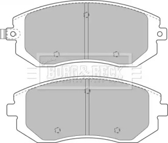 Комплект тормозных колодок (BORG & BECK: BBP1905)