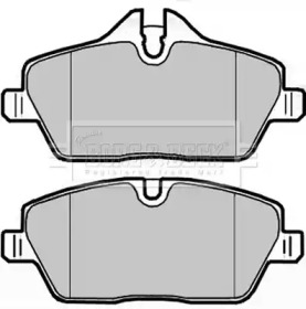 Комплект тормозных колодок (BORG & BECK: BBP1926)