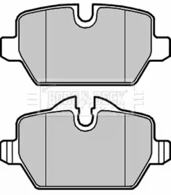 Комплект тормозных колодок (BORG & BECK: BBP1960)
