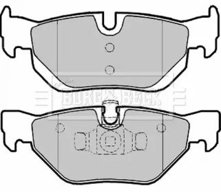 Комплект тормозных колодок (BORG & BECK: BBP1963)