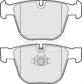 Комплект тормозных колодок (BORG & BECK: BBP1977)