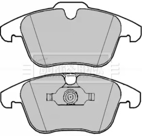 Комплект тормозных колодок (BORG & BECK: BBP1981)