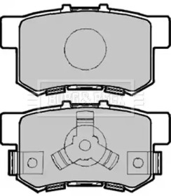 Комплект тормозных колодок (BORG & BECK: BBP1985)