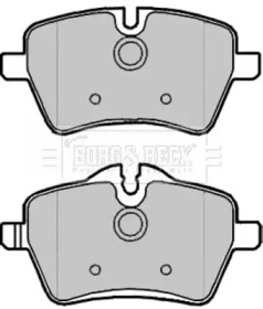 Комплект тормозных колодок (BORG & BECK: BBP1988)