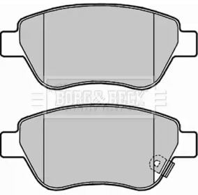 Комплект тормозных колодок (BORG & BECK: BBP2000)