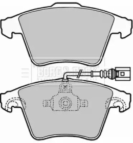 Комплект тормозных колодок (BORG & BECK: BBP2005)