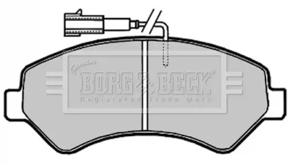 Комплект тормозных колодок (BORG & BECK: BBP2020)