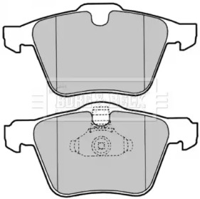Комплект тормозных колодок (BORG & BECK: BBP2022)