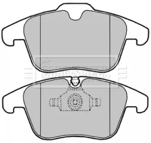 Комплект тормозных колодок (BORG & BECK: BBP2023)