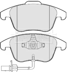 Комплект тормозных колодок (BORG & BECK: BBP2052)