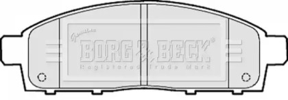 Комплект тормозных колодок (BORG & BECK: BBP2054)