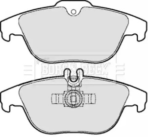 Комплект тормозных колодок (BORG & BECK: BBP2062)