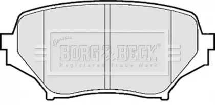 Комплект тормозных колодок (BORG & BECK: BBP2075)