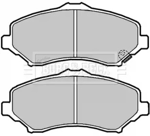 Комплект тормозных колодок (BORG & BECK: BBP2089)