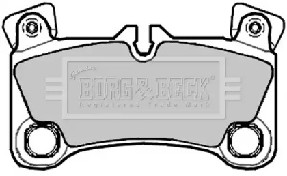 Комплект тормозных колодок (BORG & BECK: BBP2092)