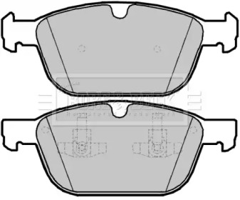 Комплект тормозных колодок (BORG & BECK: BBP2093)