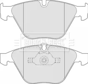 Комплект тормозных колодок (BORG & BECK: BBP2110)
