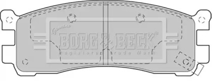 Комплект тормозных колодок (BORG & BECK: BBP2135)