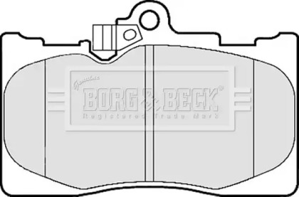 Комплект тормозных колодок (BORG & BECK: BBP2153)