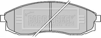 Комплект тормозных колодок (BORG & BECK: BBP2165)