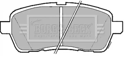 Комплект тормозных колодок (BORG & BECK: BBP2182)