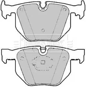 Комплект тормозных колодок (BORG & BECK: BBP2183)