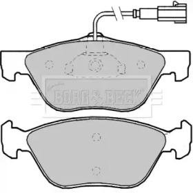 Комплект тормозных колодок (BORG & BECK: BBP2200)