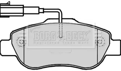 Комплект тормозных колодок (BORG & BECK: BBP2227)