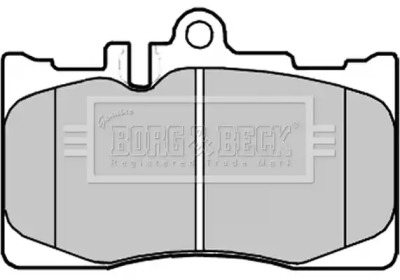 Комплект тормозных колодок (BORG & BECK: BBP2230)