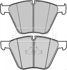 Комплект тормозных колодок (BORG & BECK: BBP2270)