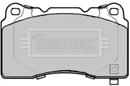 Комплект тормозных колодок (BORG & BECK: BBP2290)