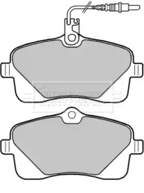 Комплект тормозных колодок (BORG & BECK: BBP2305)