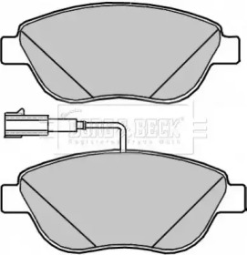 Комплект тормозных колодок (BORG & BECK: BBP2317)