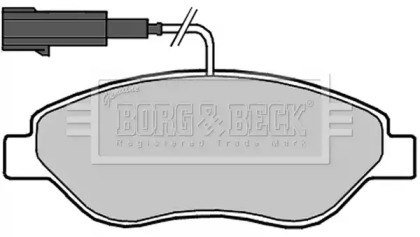 Комплект тормозных колодок (BORG & BECK: BBP2318)