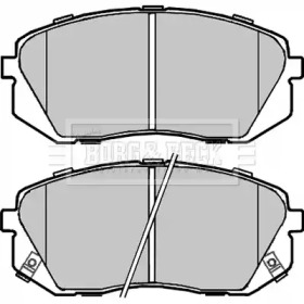 Комплект тормозных колодок (BORG & BECK: BBP2320)
