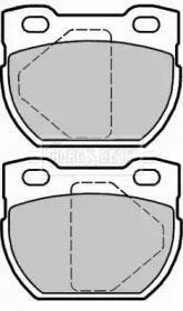 Комплект тормозных колодок (BORG & BECK: BBP2321)