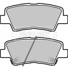 Комплект тормозных колодок (BORG & BECK: BBP2323)