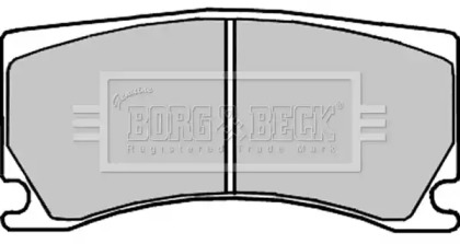 Комплект тормозных колодок (BORG & BECK: BBP2327)